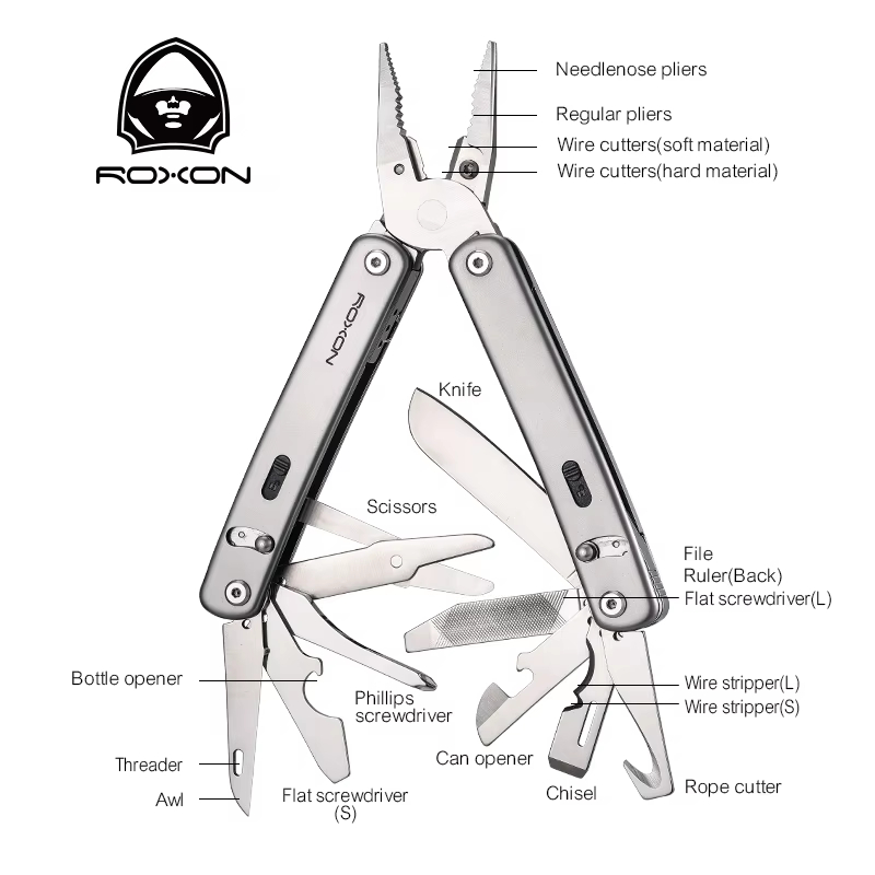 Edc Every Day Carry おもちゃ - Roxon S804 Flex Multi tool Open-Source