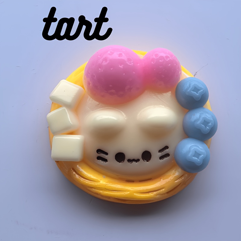 Cute Strawberry Egg Tart Squis - Edc Car Carry avaliação e preço