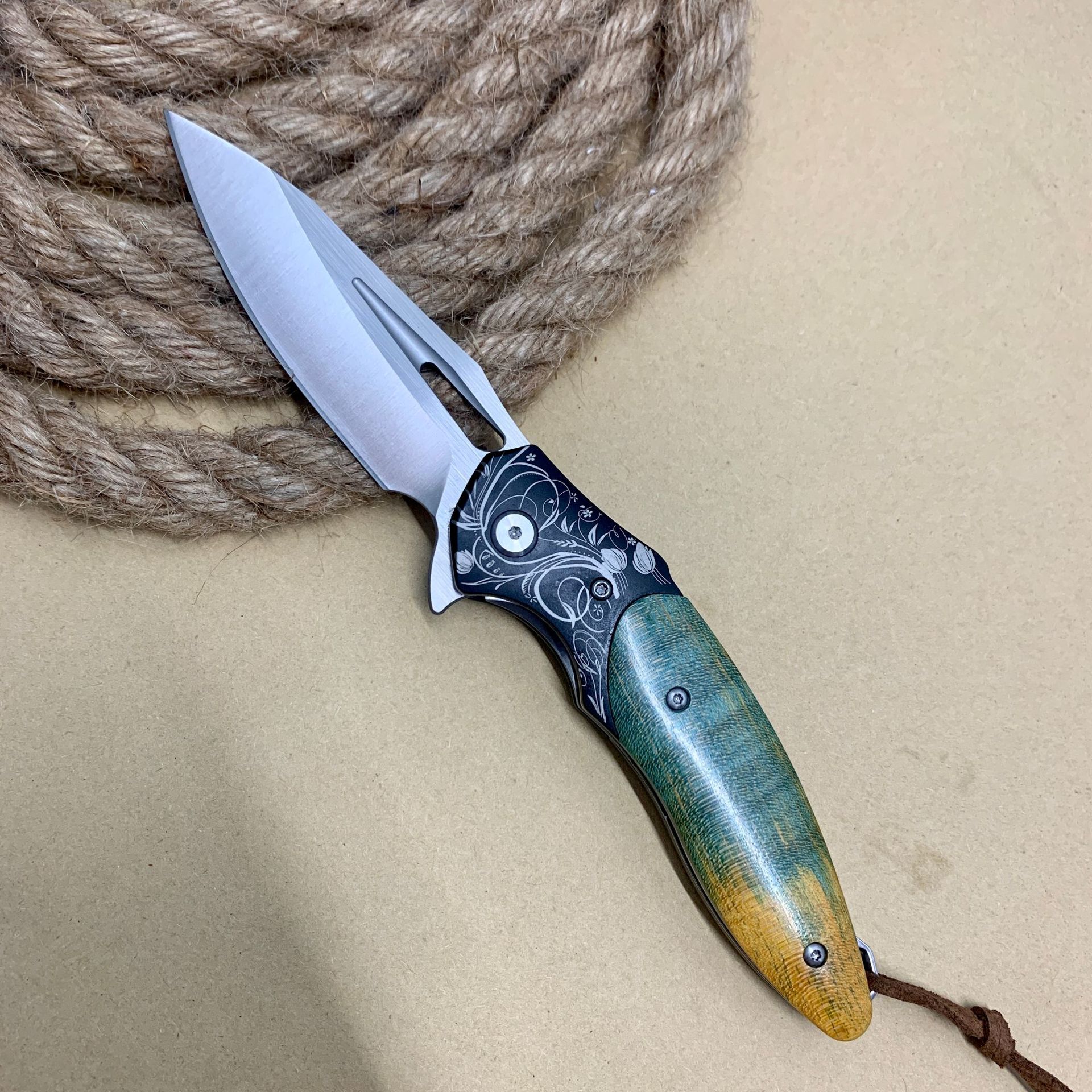 RHON 3.4inch EDC Knife High Ca - Edc Day Carry avaliação e preço