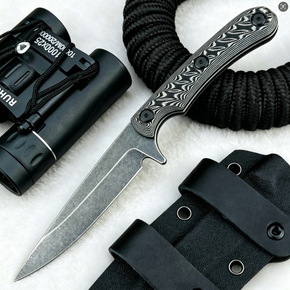 Full Tang Fixed Blade Knives 7 - Edc Every Day Carry おもちゃ avaliação e preço