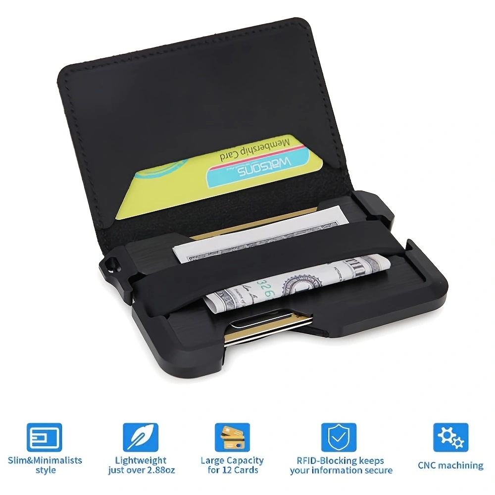 Men Smart Metal EDC Wallets wi - Edc Concealed Carry avaliação e preço