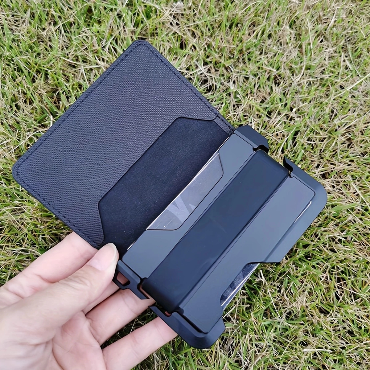 Men Smart Metal EDC Wallets wi - Edc Concealed Carry avaliação e preço
