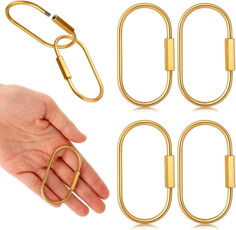 Solid Brass Screw Keychain D-S - Edc Car Carry avaliação e preço