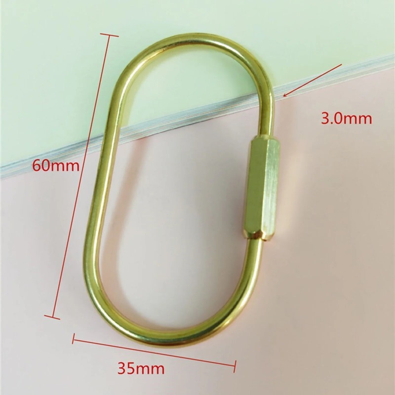 Solid Brass Screw Keychain D-S - Edc Car Carry avaliação e preço