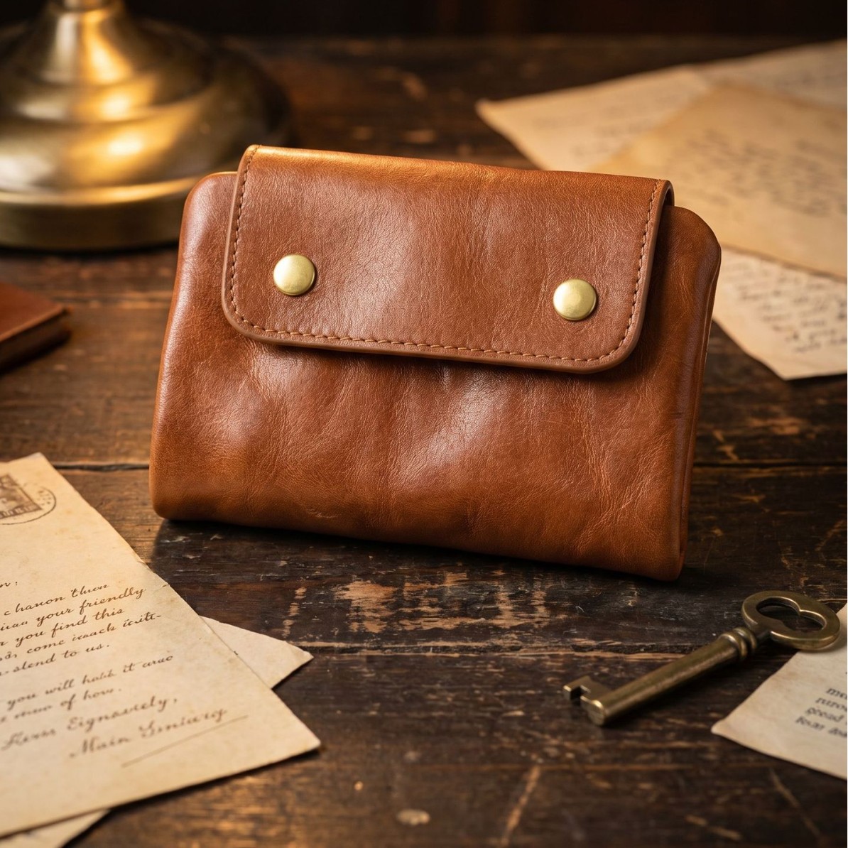 Vintage Full-Grain Leather Sna - Edc Concealed Carry avaliação e preço