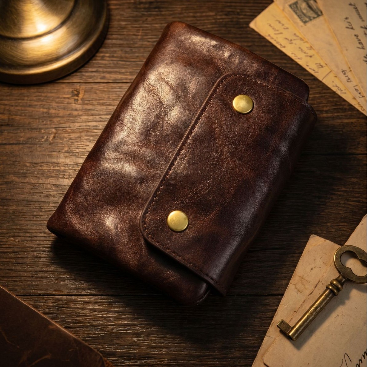 Vintage Full-Grain Leather Sna - Edc Concealed Carry avaliação e preço