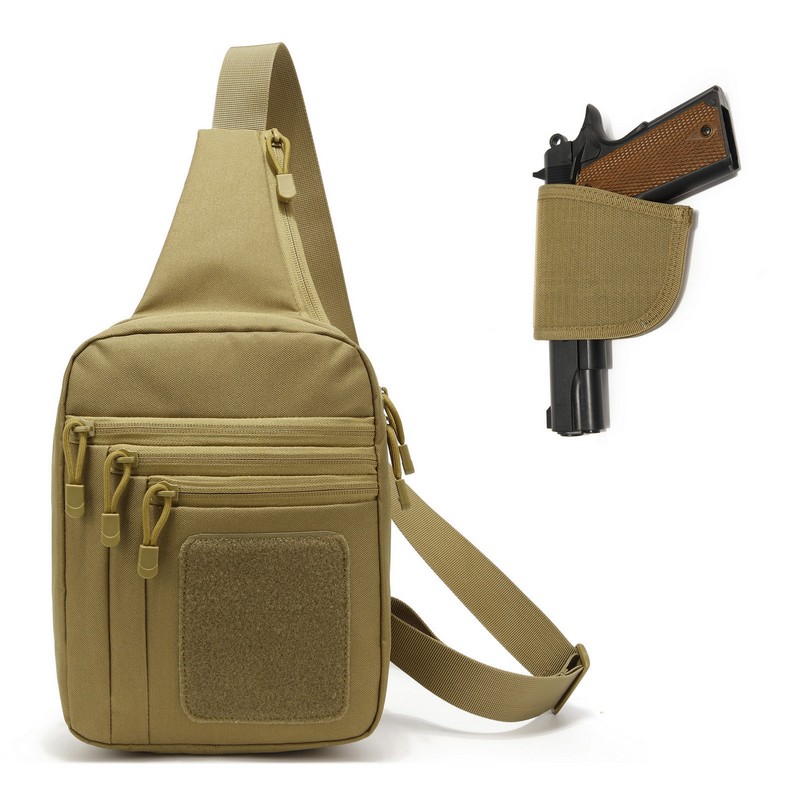 New Tactical Chest Bag Pistol  - Edc Carry Backpack avaliação e preço