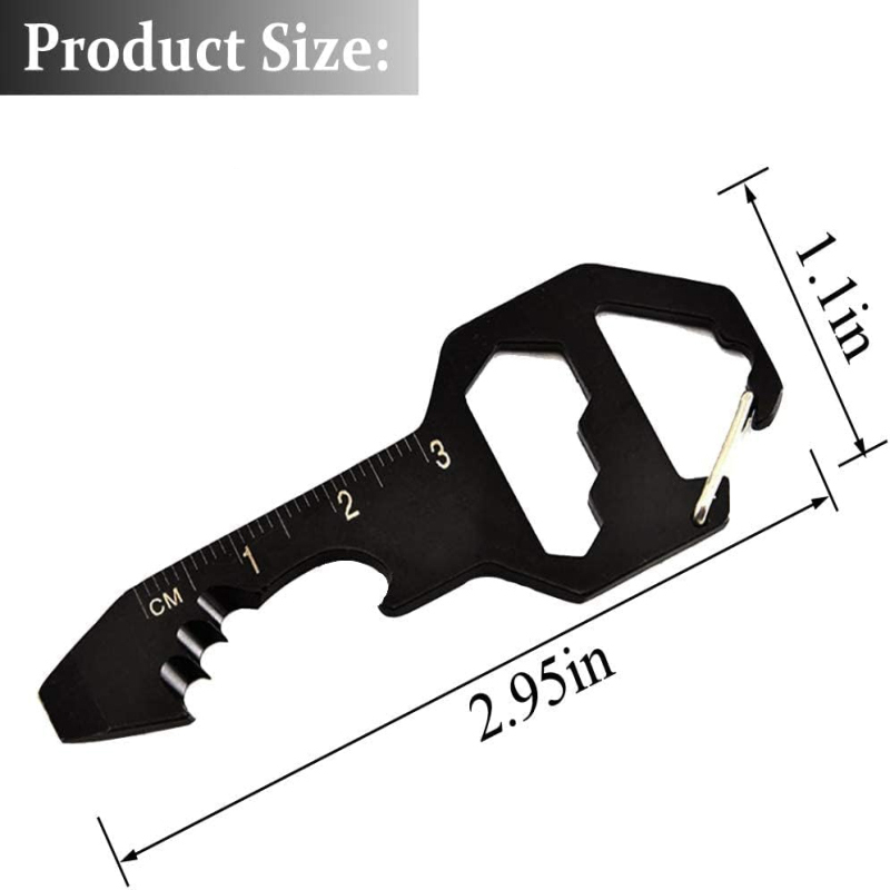 1Pcs Keychain Bottle Opener Mu - Edc Carry Backpack avaliação e preço