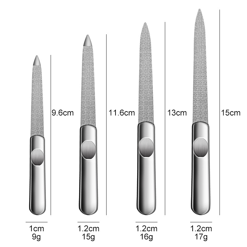 1PCS Professional Stainless St - Nail File Titanium avaliação e preço