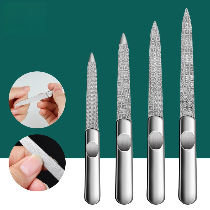 1PCS Professional Stainless St - Nail File Titanium avaliação e preço