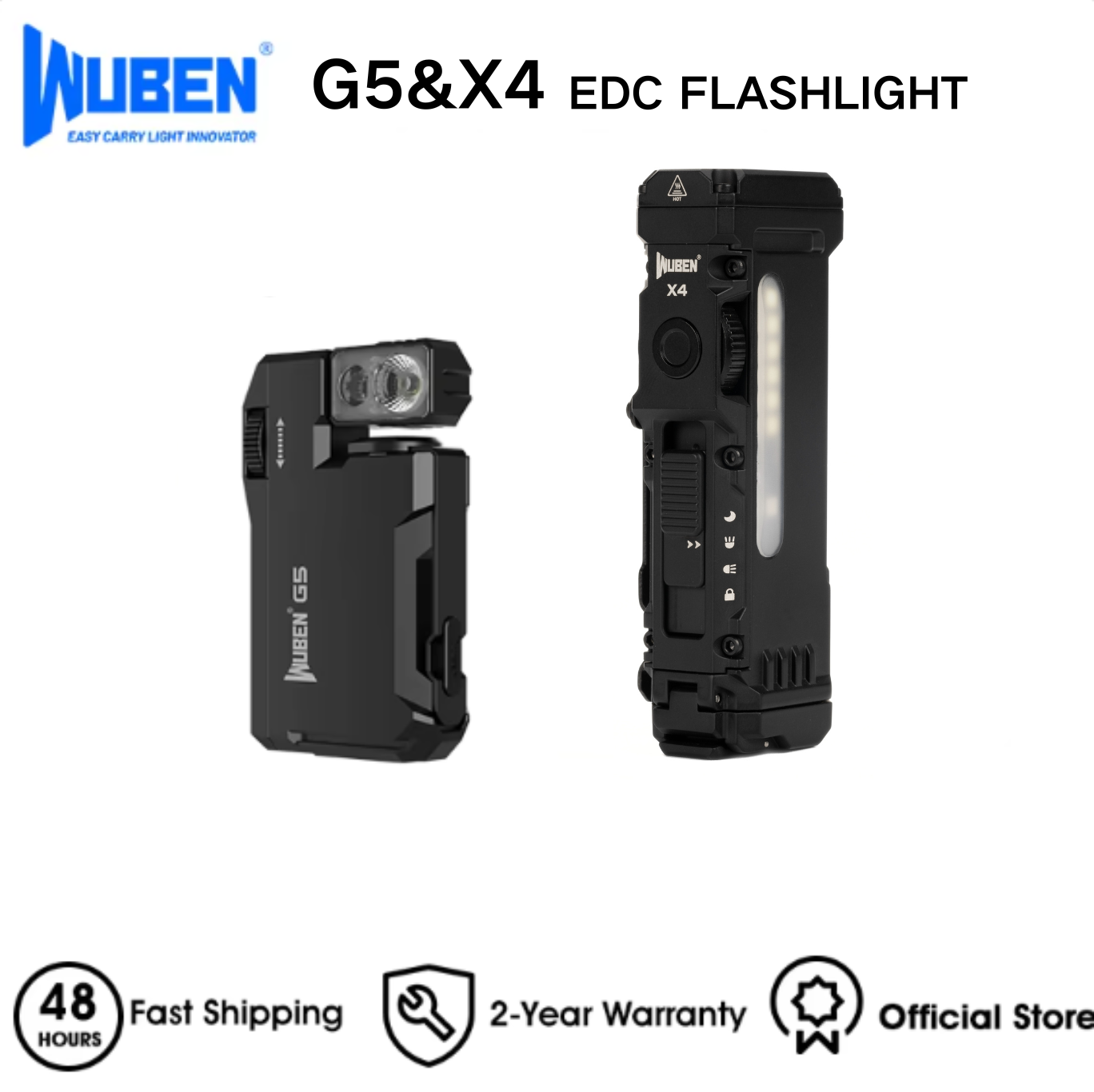 WUBEN X4 & G5 EDC Flashlight B - Edc Every Day Carry おもちゃ avaliação e preço