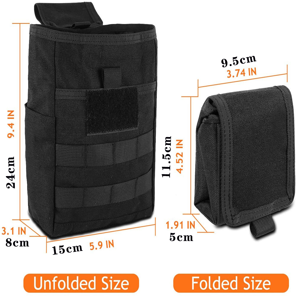 Foldable Molle Dump Drop Pouch - Edc Carry Box avaliação e preço