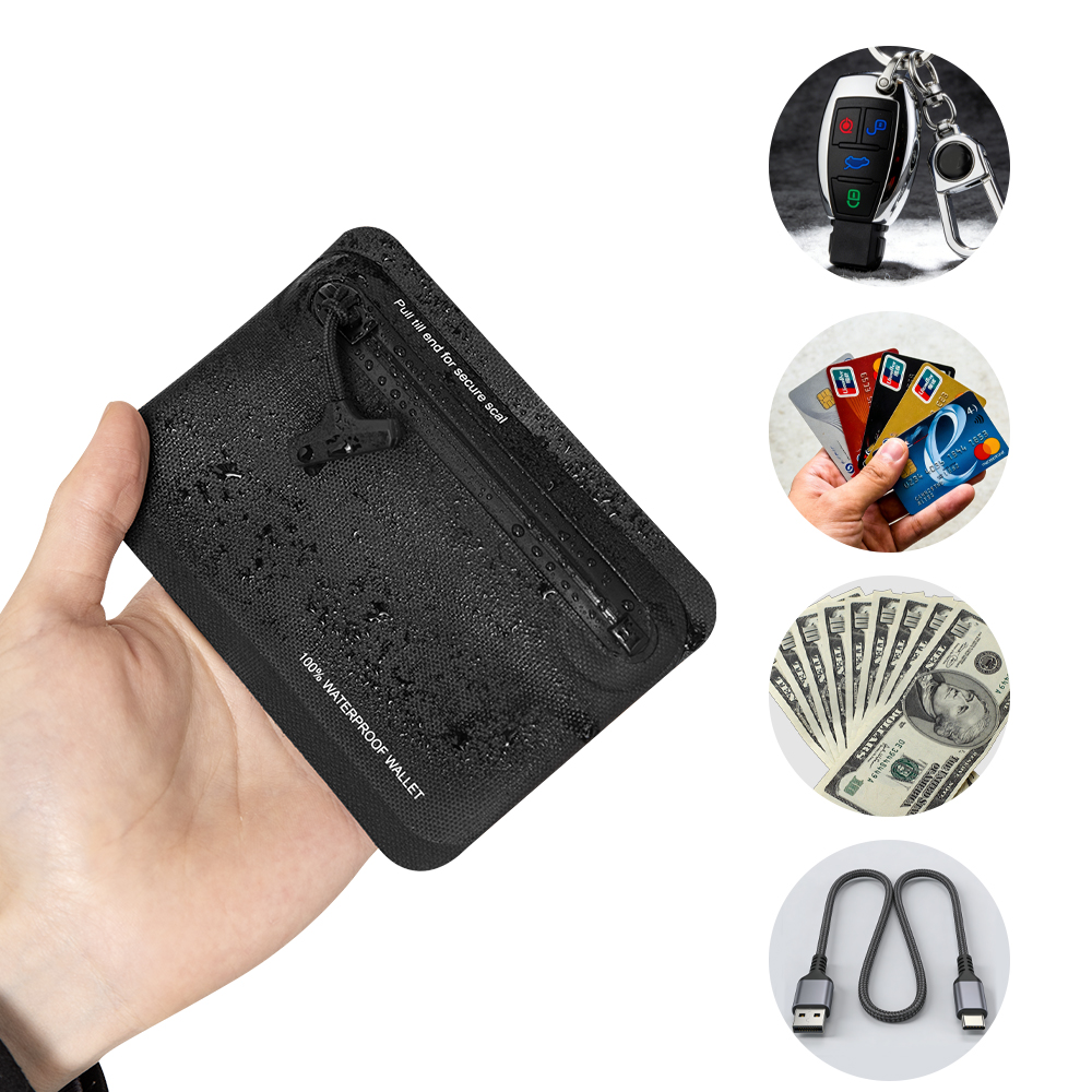 Waterproof Zipper Coin Purse O - Edc Carry Coins avaliação e preço