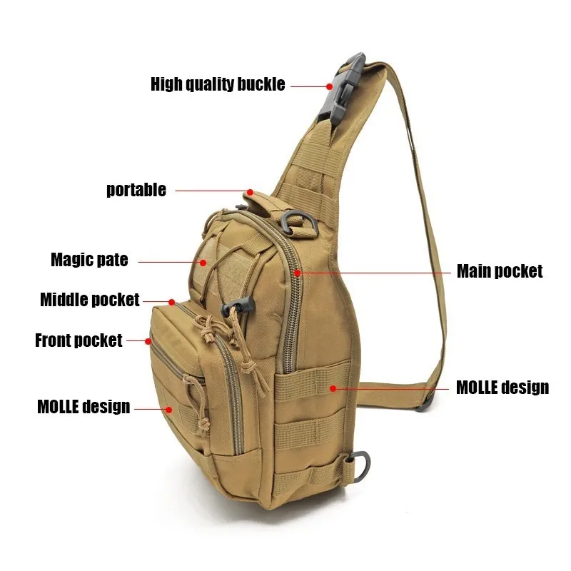 Military Tactical Sling Backpa - Edc Carry Backpack avaliação e preço