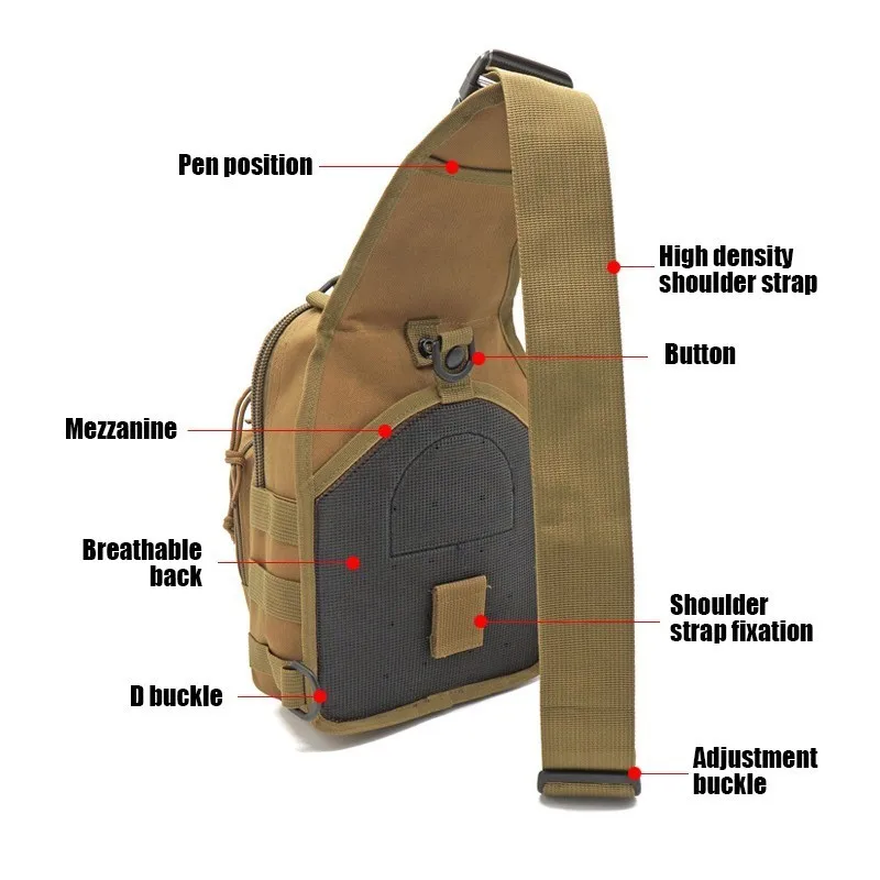 Military Tactical Sling Backpa - Edc Carry Backpack avaliação e preço
