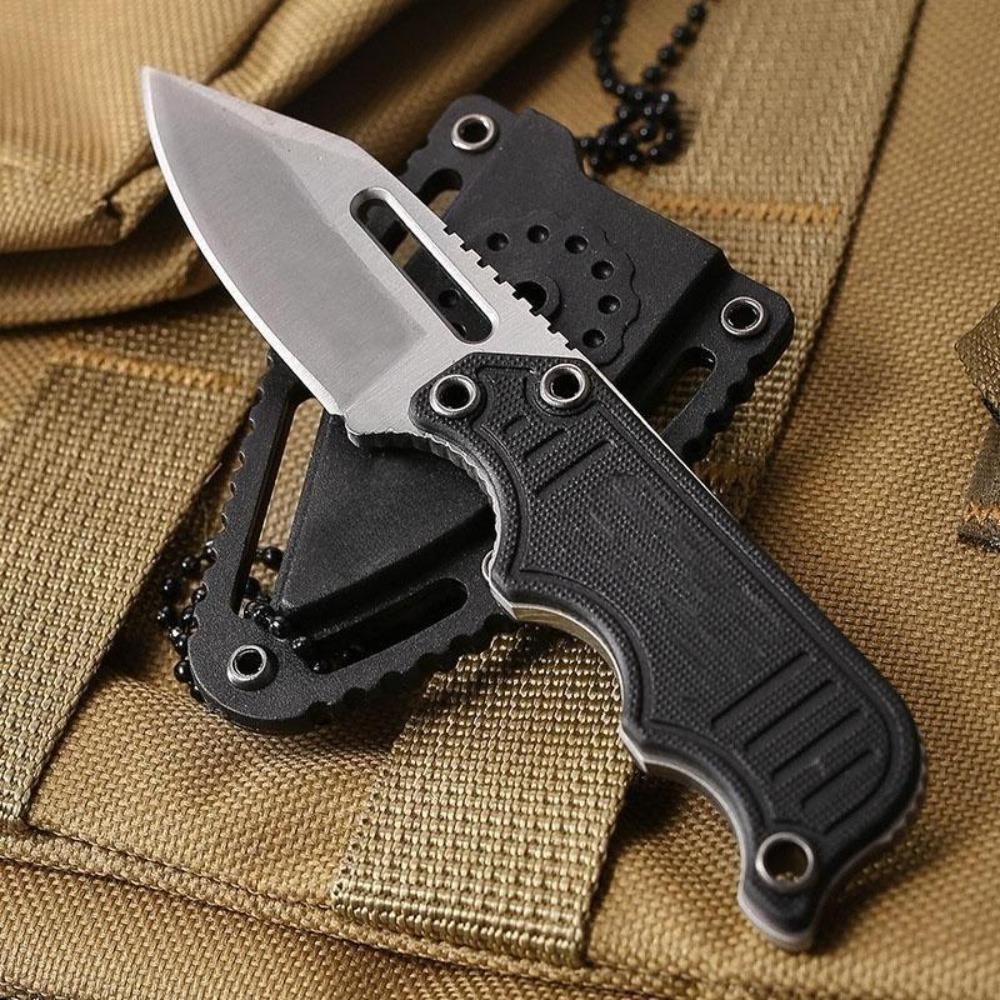 Portable Neck Knife with Kydex - Edc Every Day Carry おもちゃ avaliação e preço
