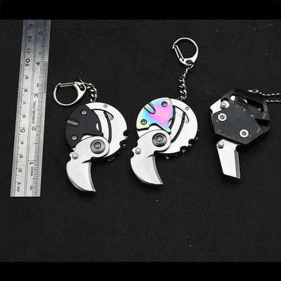 Mini EDC Folding Knife Coin Po - Edc Carry Coins avaliação e preço