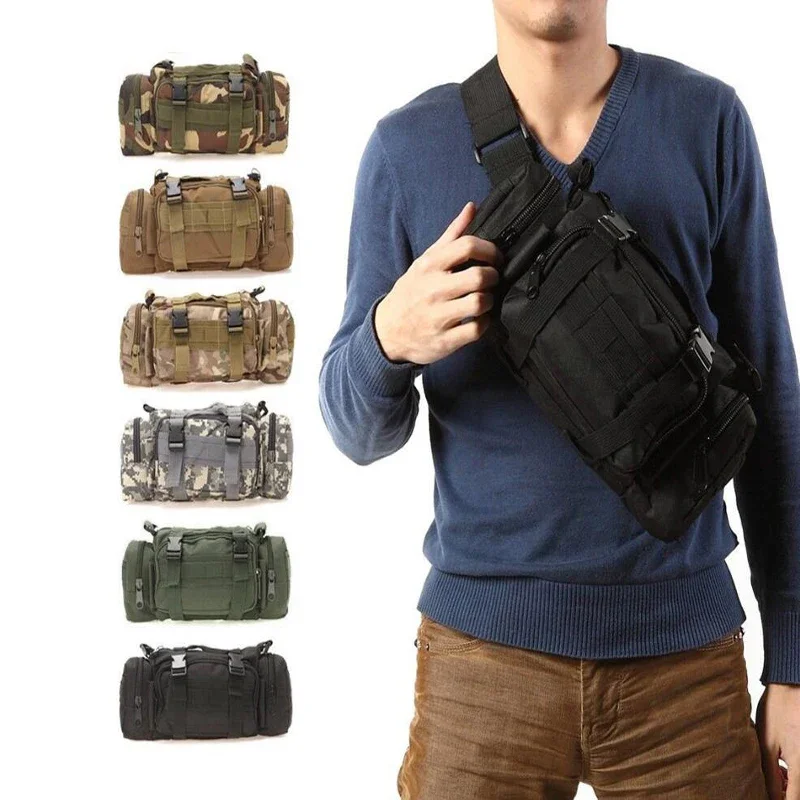 Duffel Waist Bag Molle Waterpr - Edc Carry For Men avaliação e preço