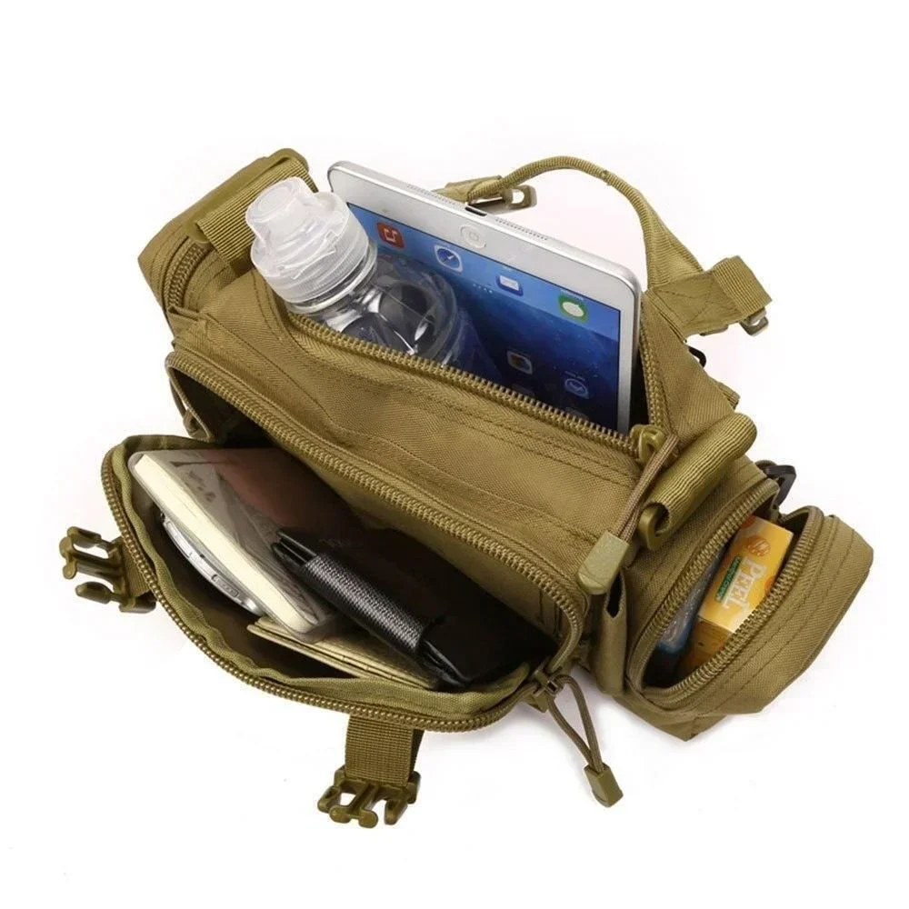 Duffel Waist Bag Molle Waterpr - Edc Carry For Men avaliação e preço
