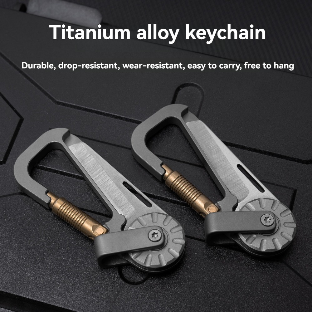 New Mini Titanium Alloy Keycha - Edc Car Carry avaliação e preço