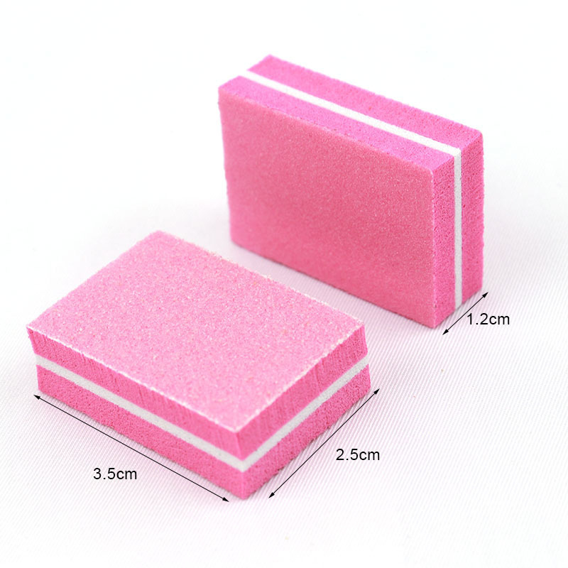 10/50pcs Mini Nails Art Buffer - Nail File Titanium avaliação e preço