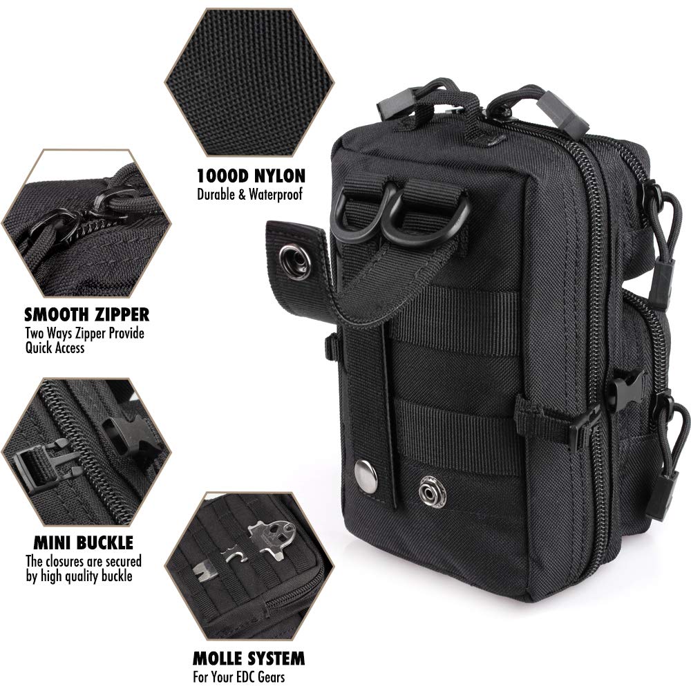 Tactical Molle Utility Pouch,  - Edc Carry Box avaliação e preço