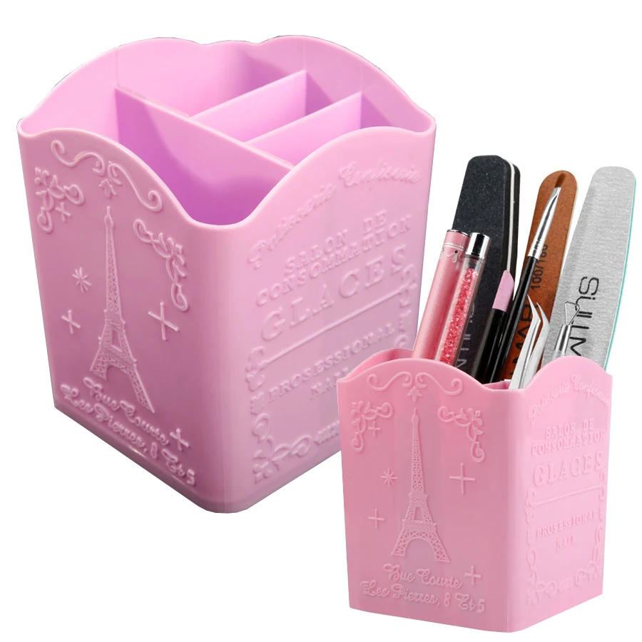 4-Compartment Nail Art Brush H - Nail File Titanium avaliação e preço