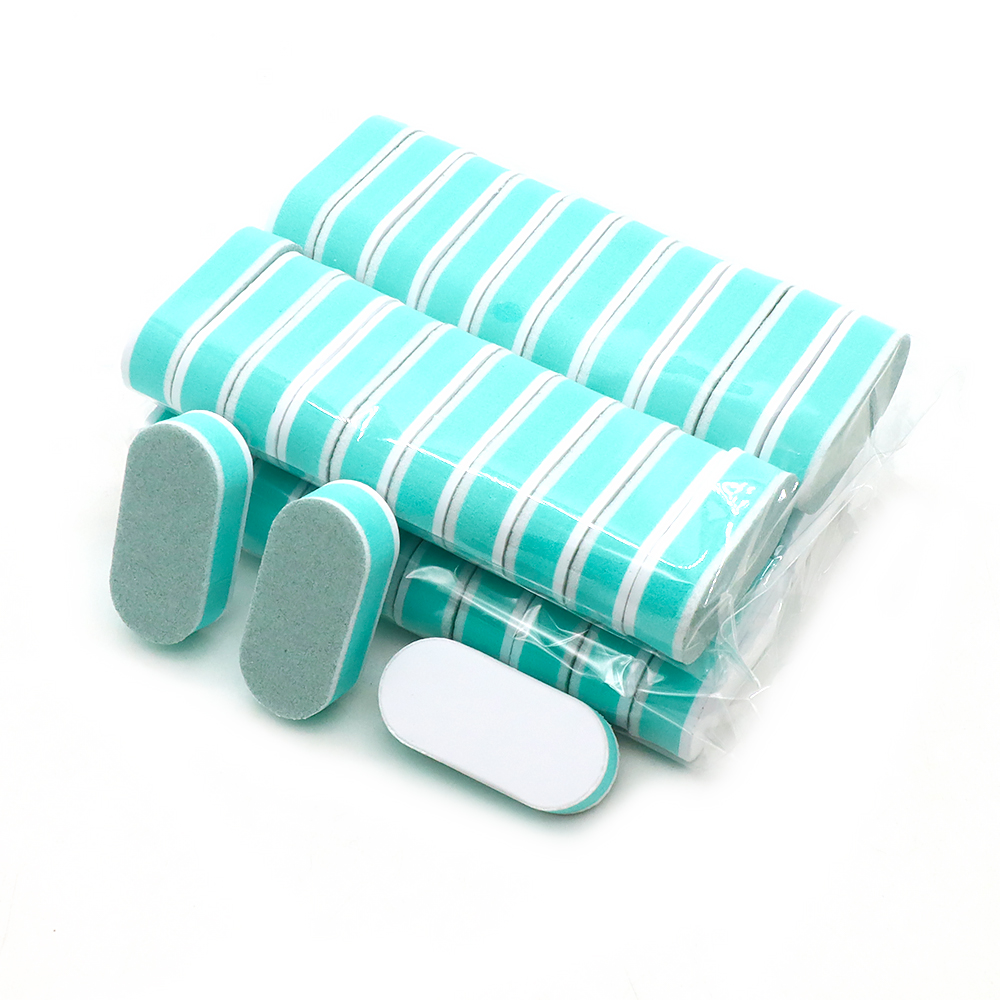 10/60/120pcs Mini Nail Buffer  - Nail File Titanium avaliação e preço