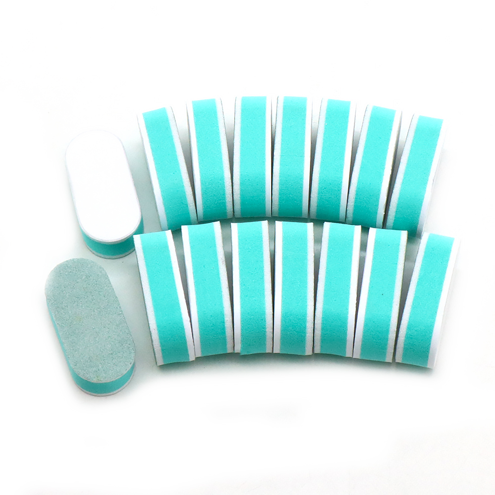 10/60/120pcs Mini Nail Buffer  - Nail File Titanium avaliação e preço