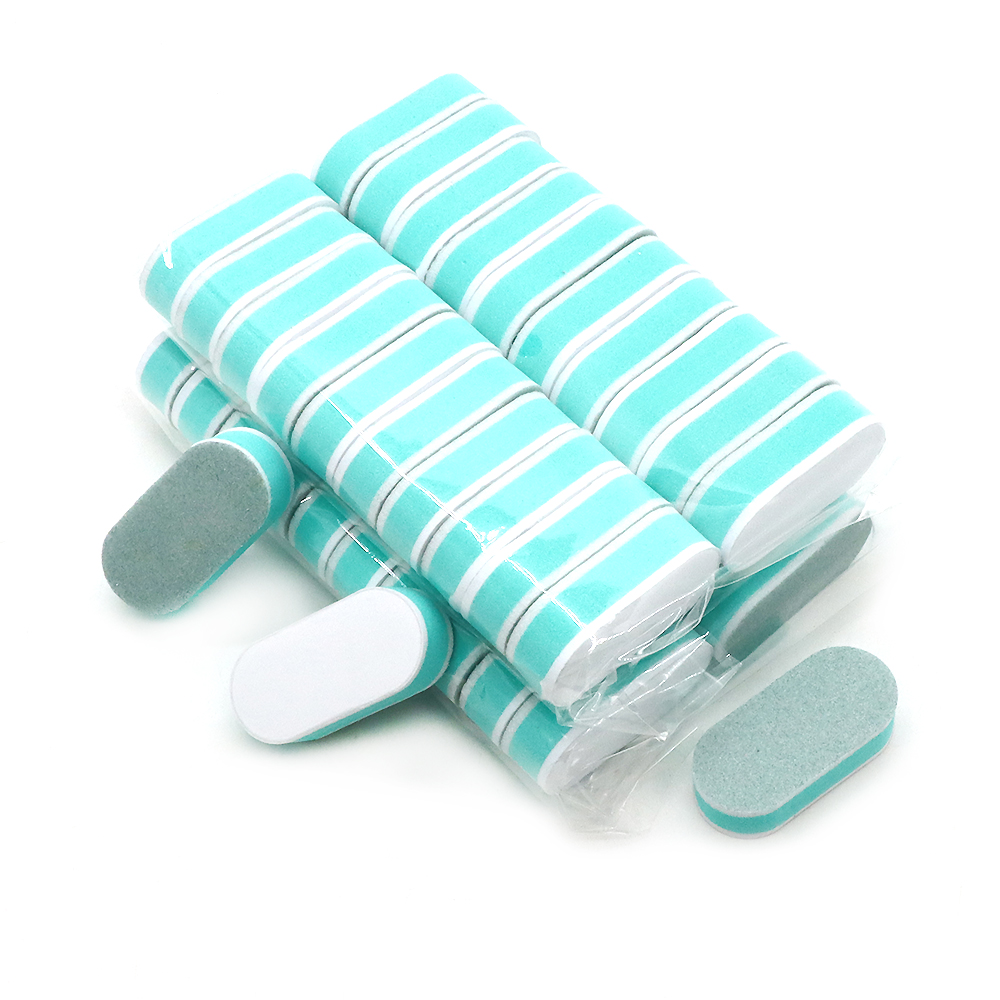 10/60/120pcs Mini Nail Buffer  - Nail File Titanium avaliação e preço