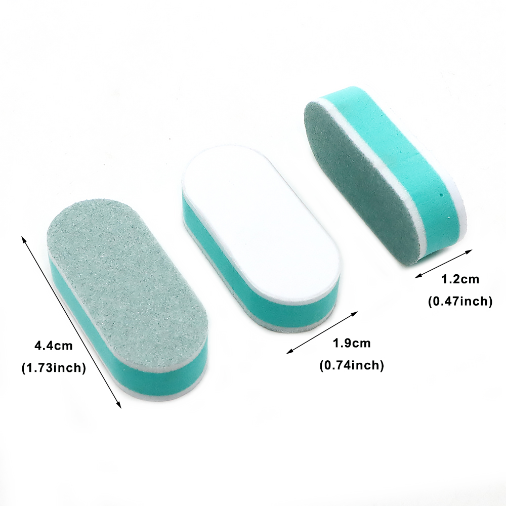 10/60/120pcs Mini Nail Buffer  - Nail File Titanium avaliação e preço
