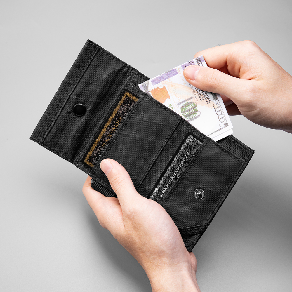 Trifold Wallet with Hook Keych - Edc Concealed Carry avaliação e preço