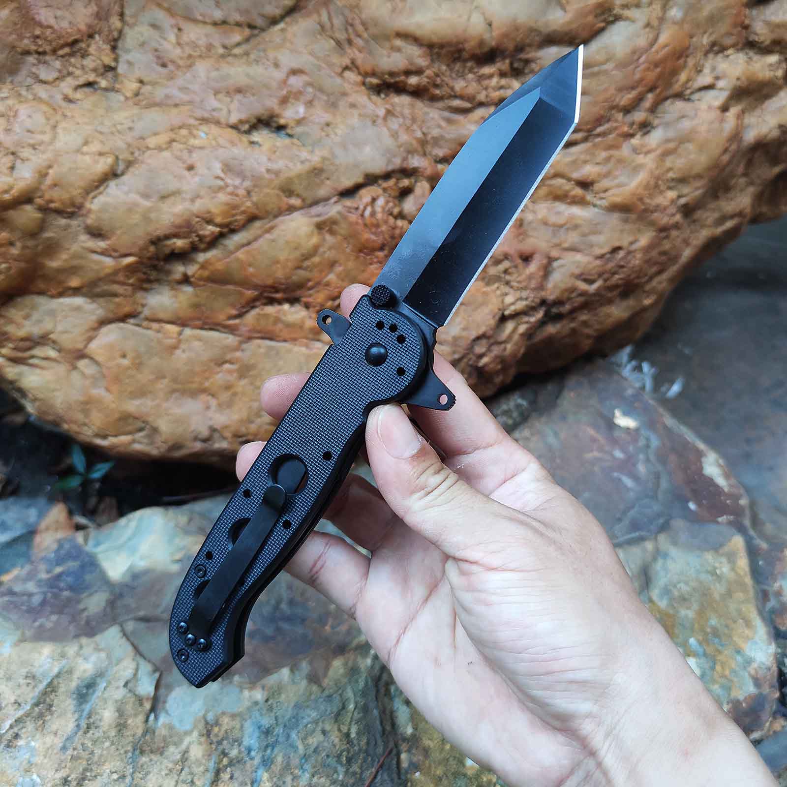 Pocket Knife Outdoor Survival  - Edc Carry For Men avaliação e preço
