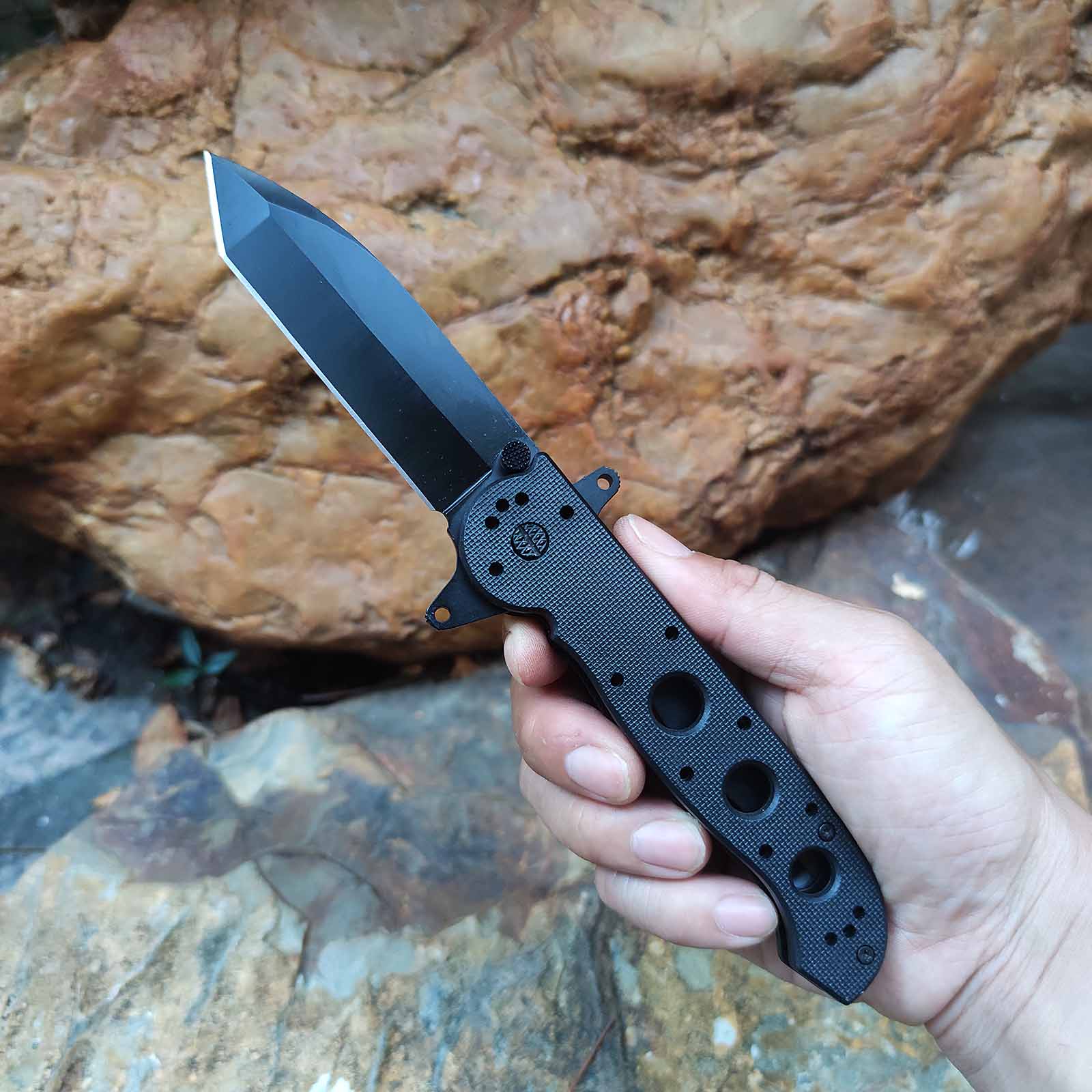 Pocket Knife Outdoor Survival  - Edc Carry For Men avaliação e preço
