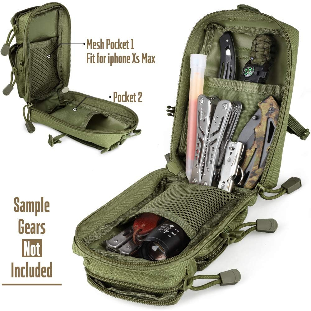 Tactical Molle Utility Pouch O - Edc Carry Box avaliação e preço
