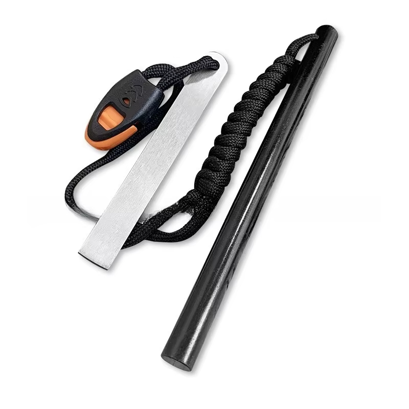 10*150mm Outdoor Flint Magnesi - Ferro Rod Striker avaliação e preço