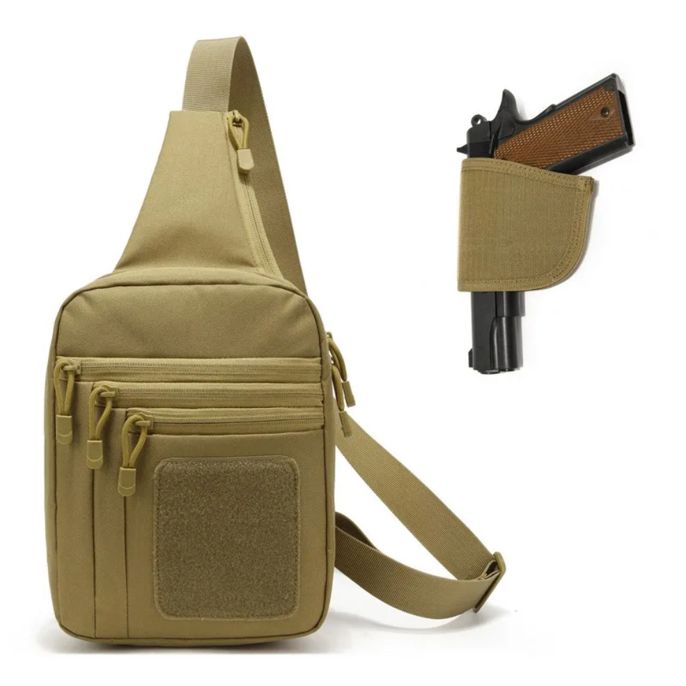 New Tactical Chest Bag Pistol  - Edc Carry Backpack avaliação e preço