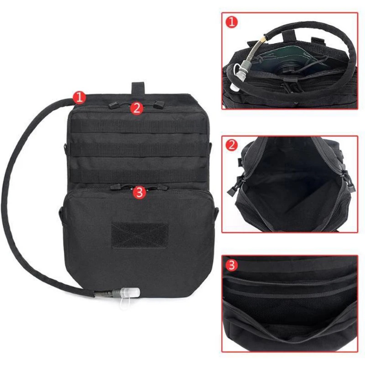 Outdoor Molle Bag Camping Hydr - Edc Everyday Carry avaliação e preço