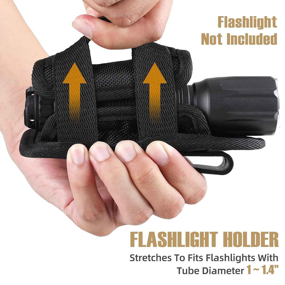 Tactical Flashlight Pouch Hols - Edc Carry Accessories avaliação e preço