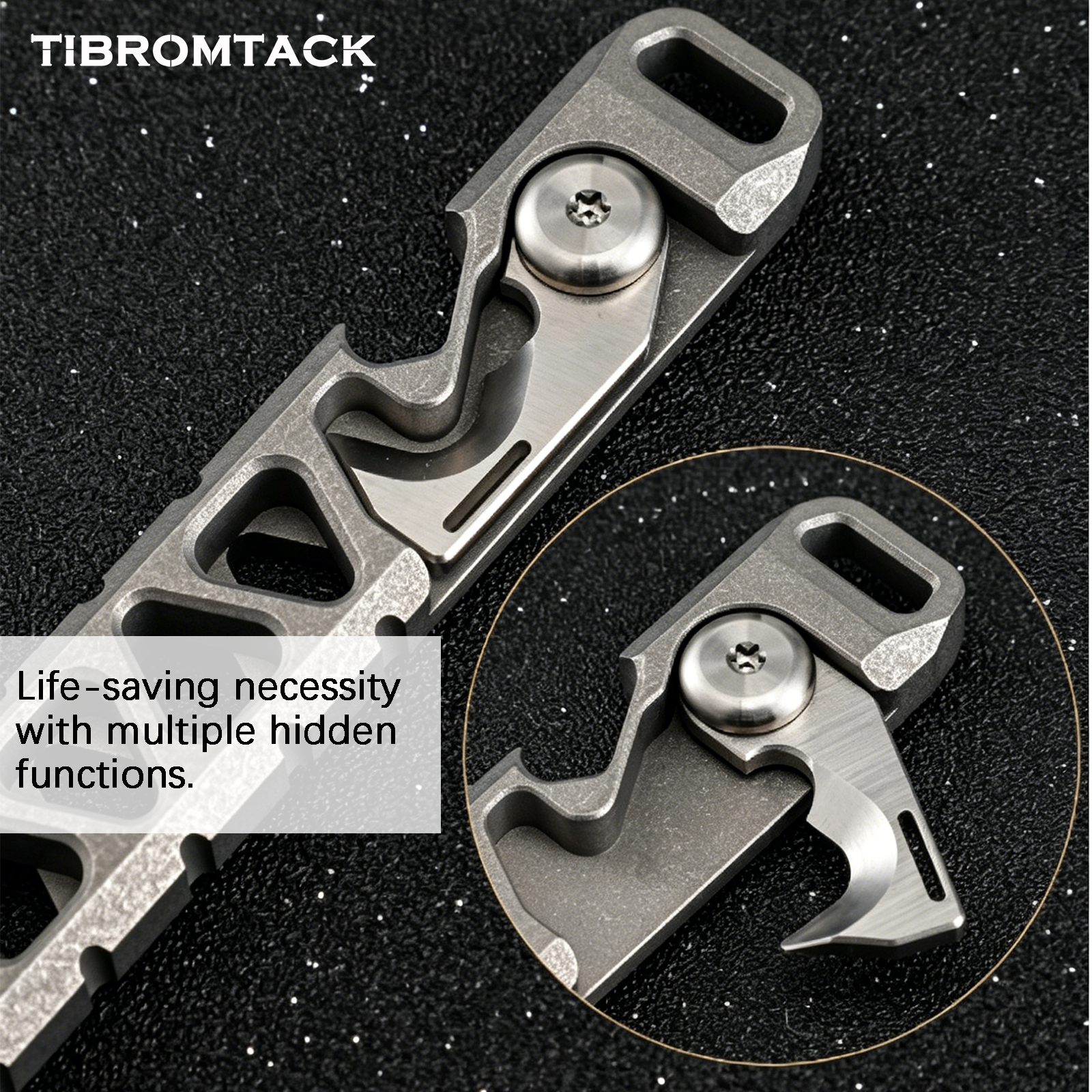 TIBROMTACK Titanium Multi-Func - Edc Every Day Carry おもちゃ avaliação e preço