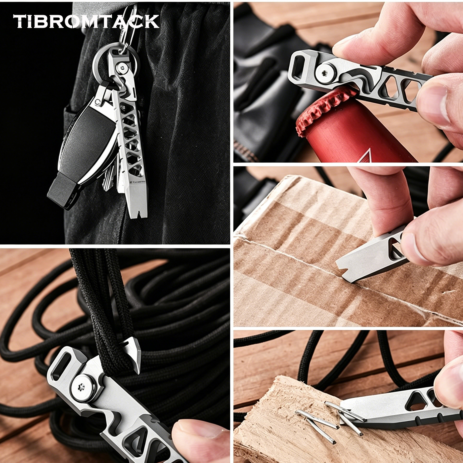 TIBROMTACK Titanium Multi-Func - Edc Every Day Carry おもちゃ avaliação e preço