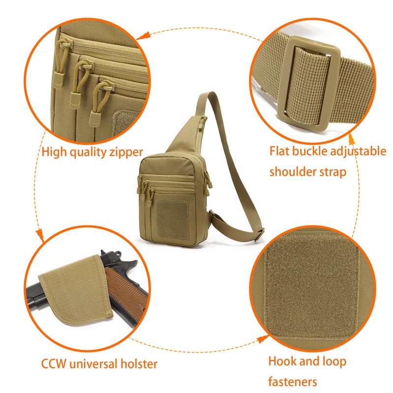 EDC 1000D Tactical Chest Bag P - Edc Carry Backpack avaliação e preço