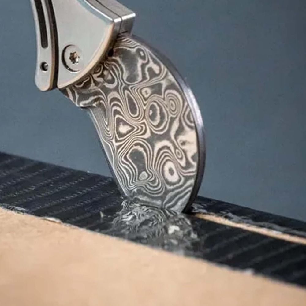 Portable Titanium Material Bot - Edc Every Day Carry おもちゃ avaliação e preço