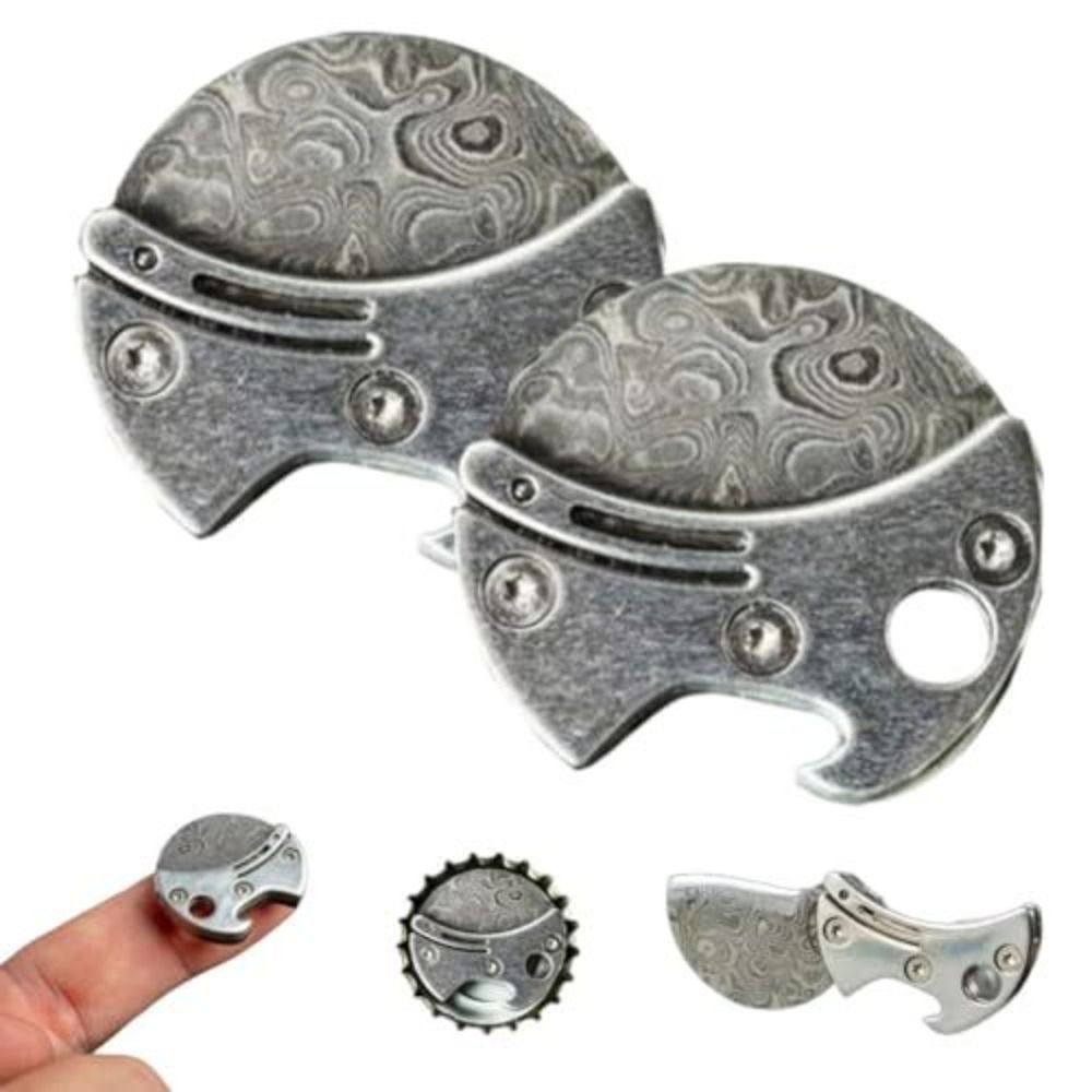 Portable Titanium Material Bot - Edc Every Day Carry おもちゃ avaliação e preço