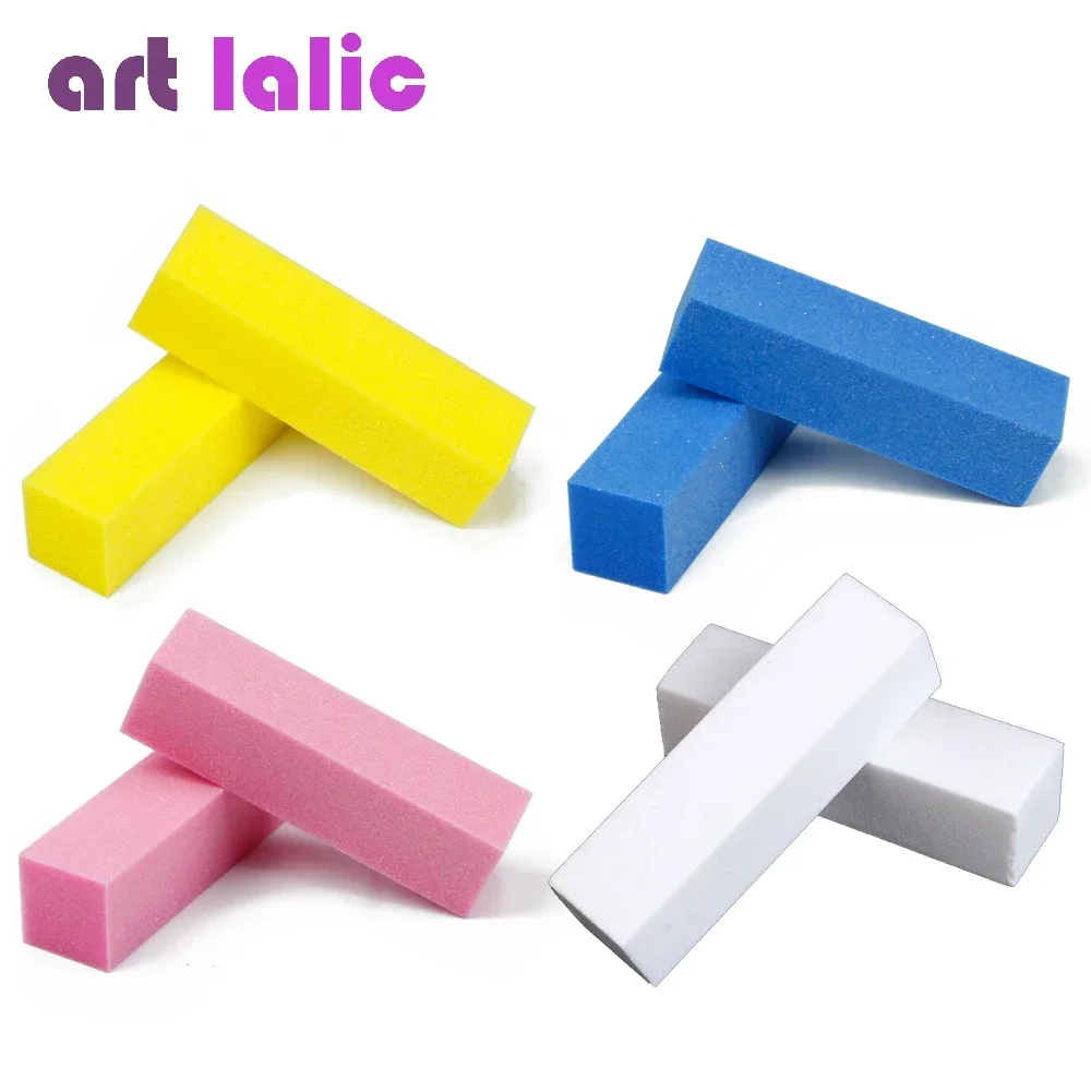 2Pcs Nail Buffer Blocks 4-Side - Nail File Titanium avaliação e preço