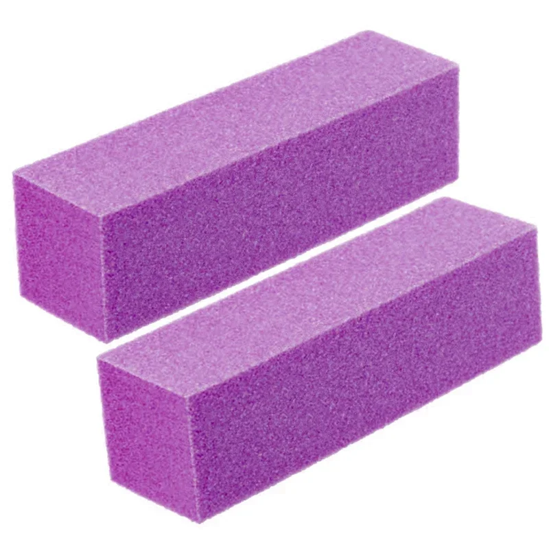 2Pcs Nail Buffer Blocks 4-Side - Nail File Titanium avaliação e preço