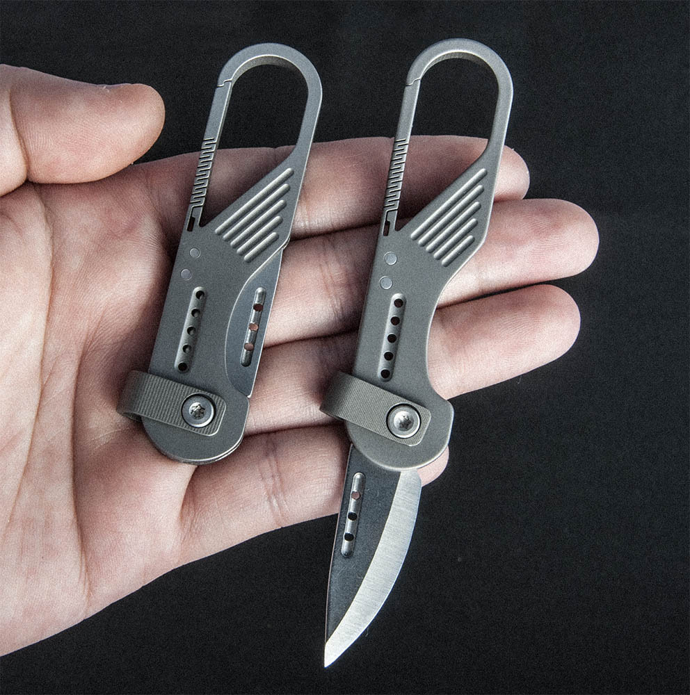 Titanium Alloy Keychain Mini F - Edc Carry Essentials avaliação e preço