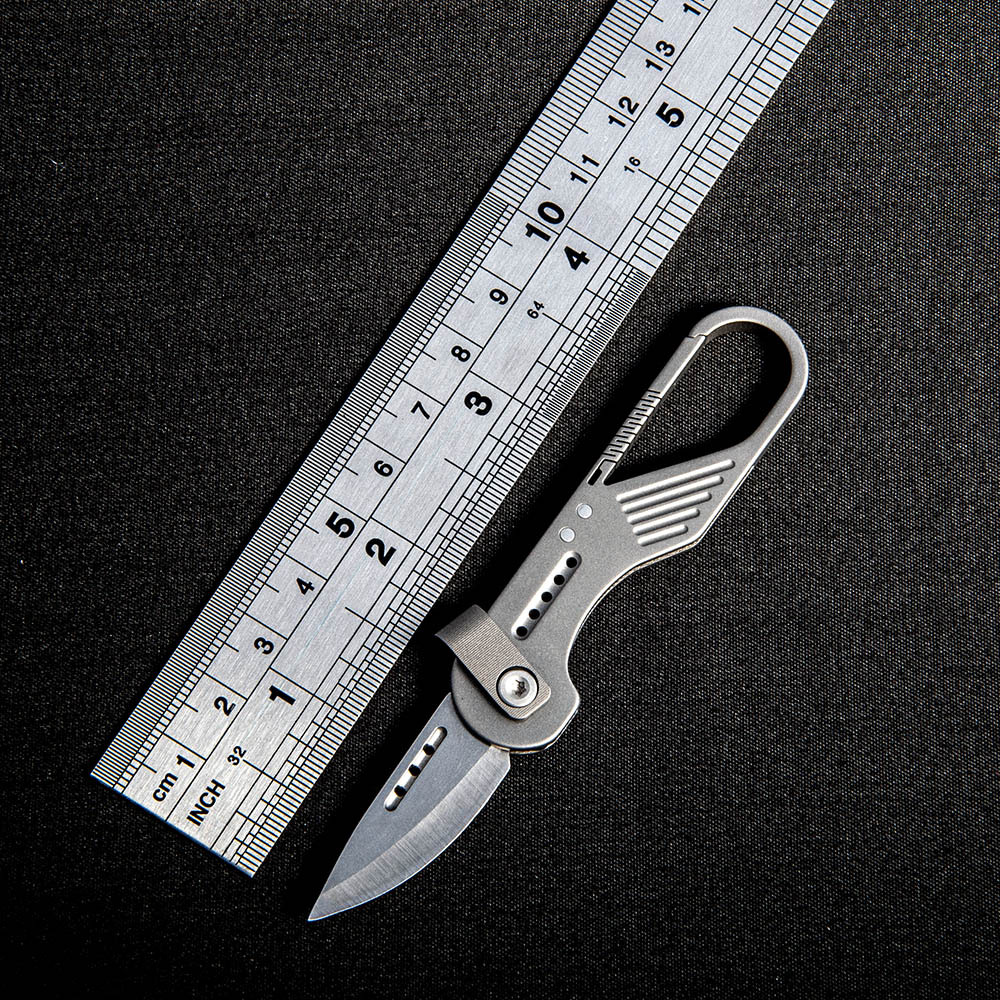 Titanium Alloy Keychain Mini F - Edc Carry Essentials avaliação e preço