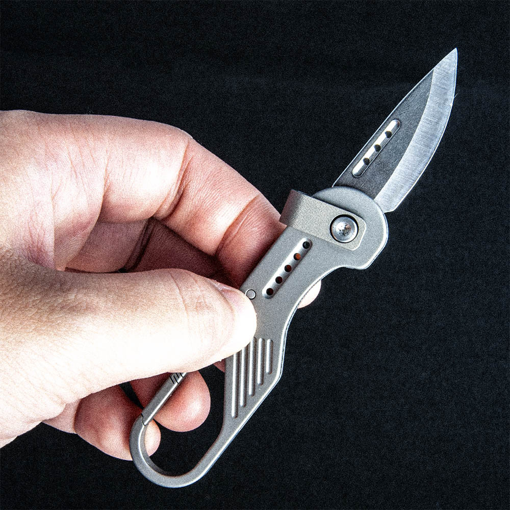 Titanium Alloy Keychain Mini F - Edc Carry Essentials avaliação e preço