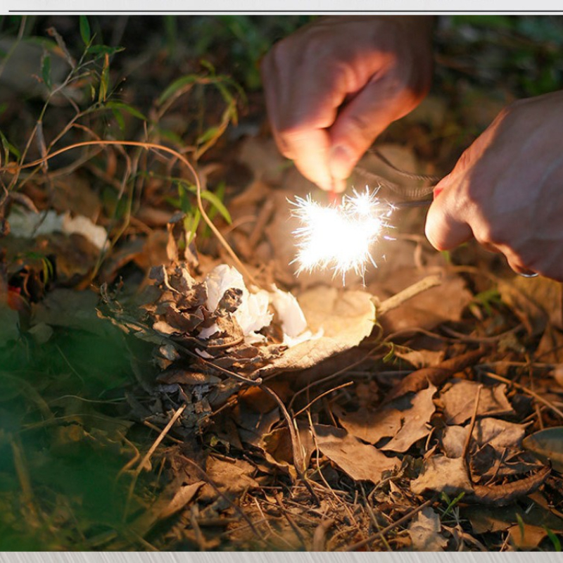Mini Wilderness Survival Porta - Ferro Rod Striker avaliação e preço